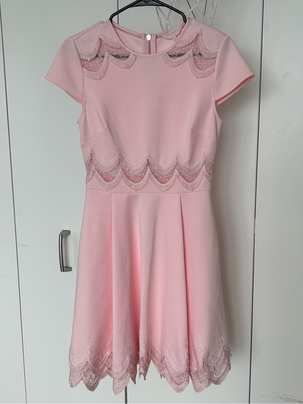 ted baker london pink dress size 1
